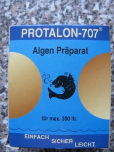 Protalon 707 gegen Algen im Aquarium